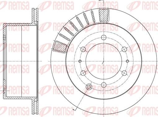 Remsa 61713.10 - Disque de frein cwaw.fr