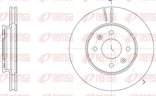 Remsa 61784.10 - Disque de frein cwaw.fr