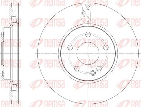 Remsa 61788.10 - Disque de frein cwaw.fr