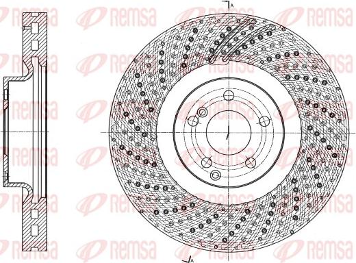 Remsa 61739.10 - Disque de frein cwaw.fr