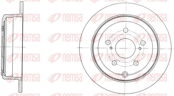 Remsa 61732.00 - Disque de frein cwaw.fr