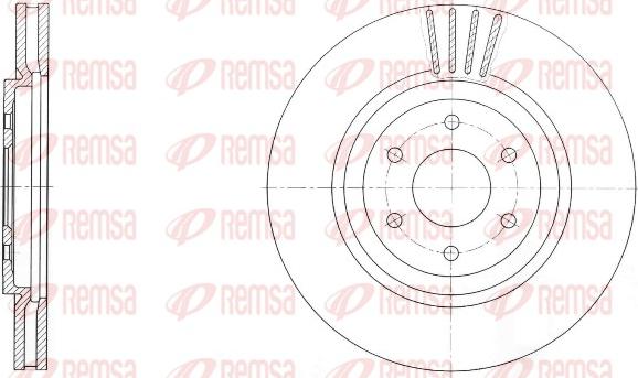 Remsa 61729.10 - Disque de frein cwaw.fr