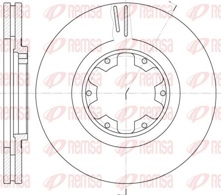 Remsa 6899.10 - Disque de frein cwaw.fr