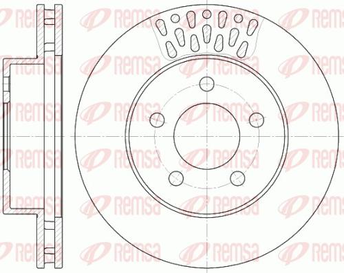 Remsa 6895.10 - Disque de frein cwaw.fr