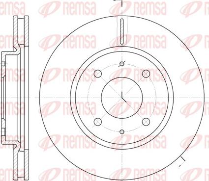 Remsa 6890.10 - Disque de frein cwaw.fr