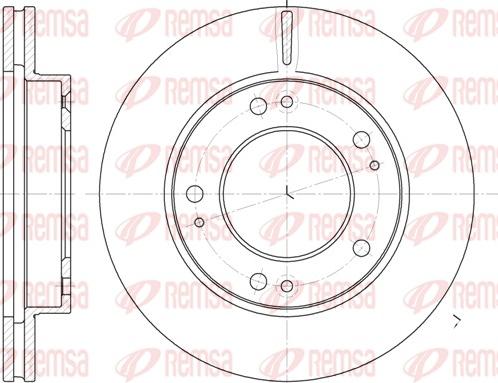 Remsa 6893.10 - Disque de frein cwaw.fr