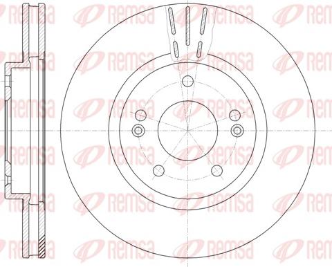 Remsa 6897.10 - Disque de frein cwaw.fr