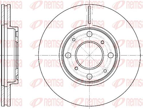 Remsa 6844.10 - Disque de frein cwaw.fr