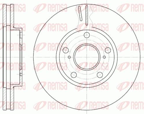 Remsa 6842.10 - Disque de frein cwaw.fr