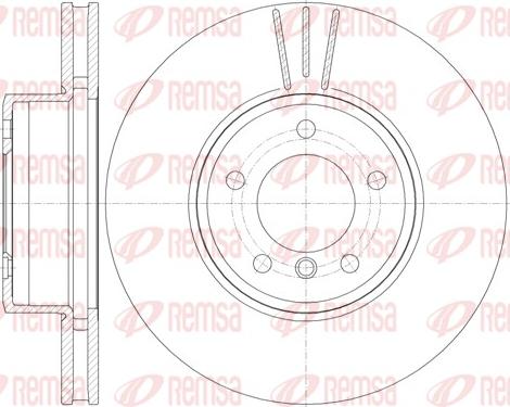 Remsa 6853.10 - Disque de frein cwaw.fr