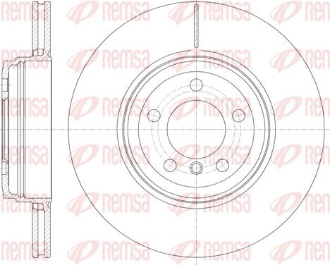 Remsa 6852.10 - Disque de frein cwaw.fr