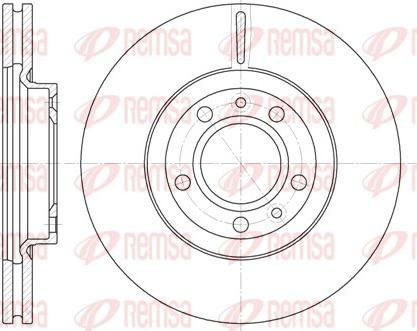 Remsa 6869.10 - Disque de frein cwaw.fr