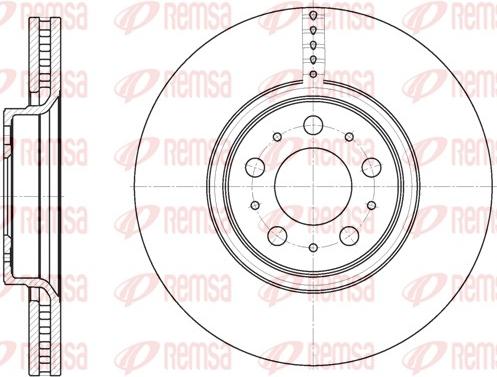 Remsa 6866.10 - Disque de frein cwaw.fr