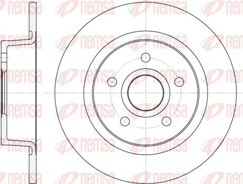 Remsa 6863.00 - Disque de frein cwaw.fr