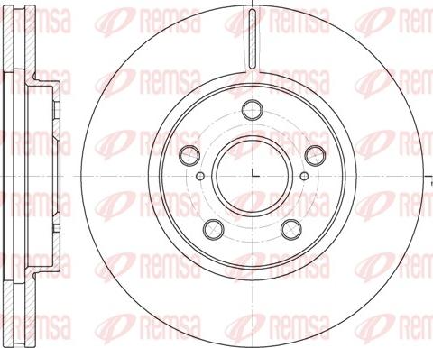 Remsa 6862.10 - Disque de frein cwaw.fr