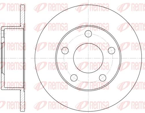 Remsa 6803.00 - Disque de frein cwaw.fr