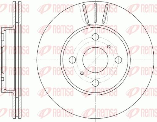 Remsa 6814.10 - Disque de frein cwaw.fr