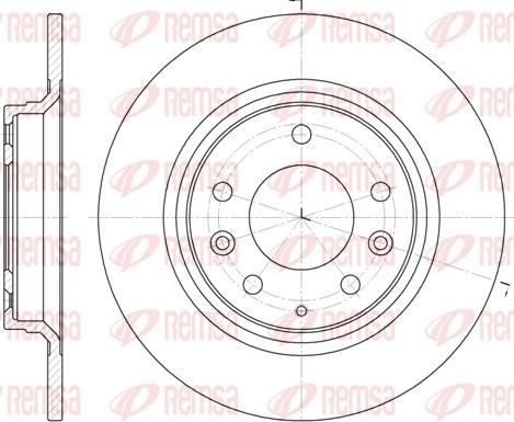 Remsa 6881.00 - Disque de frein cwaw.fr