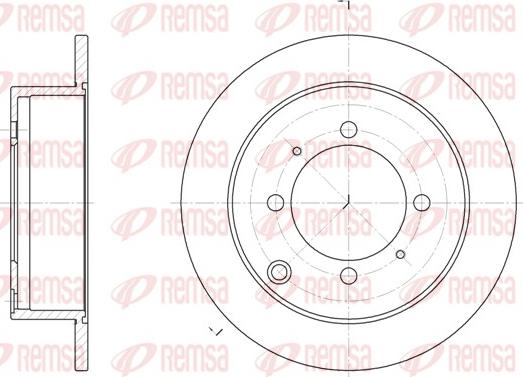 Remsa 6838.00 - Disque de frein cwaw.fr