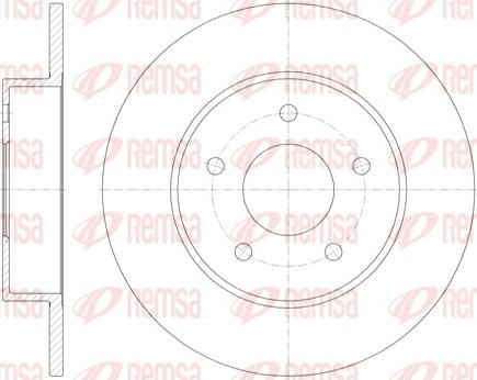 Remsa 6820.00 - Disque de frein cwaw.fr