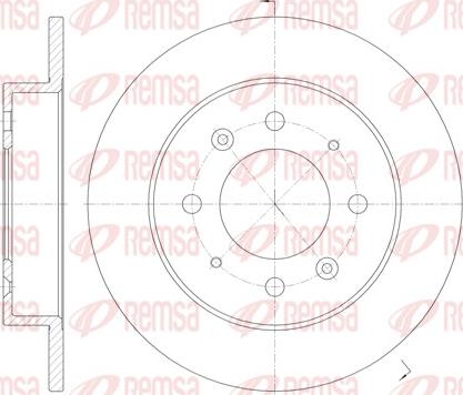 Remsa 6874.00 - Disque de frein cwaw.fr