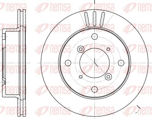 Remsa 6399.10 - Disque de frein cwaw.fr