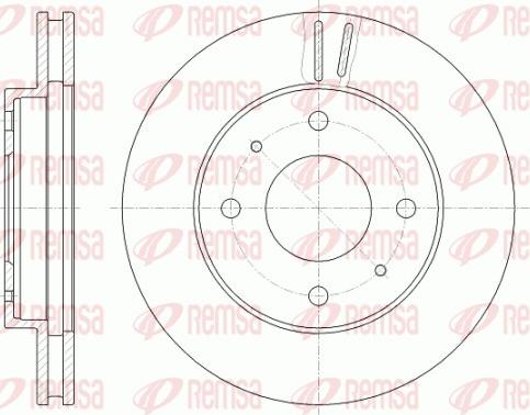 Remsa 6394.10 - Disque de frein cwaw.fr