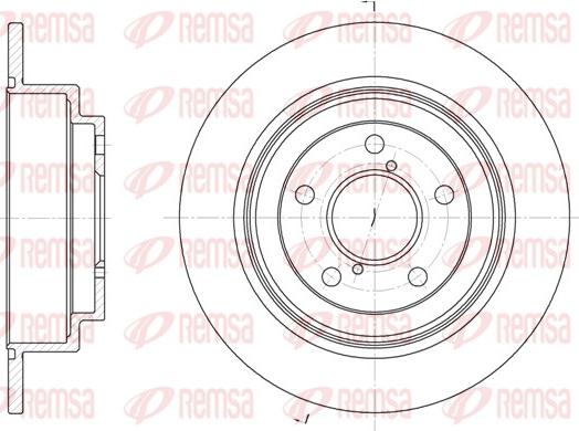 Remsa 6398.00 - Disque de frein cwaw.fr