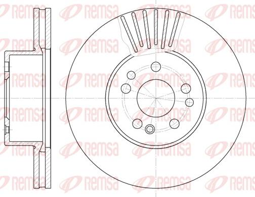 Remsa 6353.10 - Disque de frein cwaw.fr