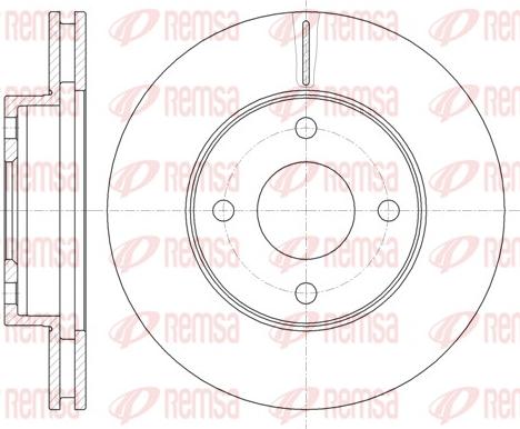 Remsa 6365.10 - Disque de frein cwaw.fr