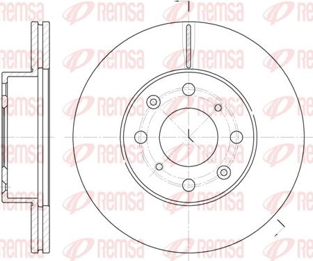 Remsa 6366.10 - Disque de frein cwaw.fr