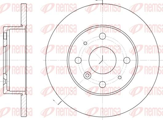 Remsa 6363.00 - Disque de frein cwaw.fr