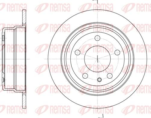 Remsa 6309.00 - Disque de frein cwaw.fr