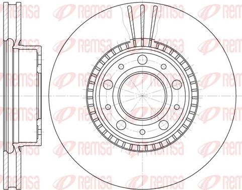 Remsa 6304.10 - Disque de frein cwaw.fr