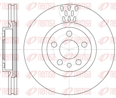 Remsa 6305.11 - Disque de frein cwaw.fr