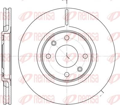 Remsa 6306.10 - Disque de frein cwaw.fr