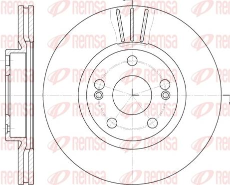 Remsa 6301.10 - Disque de frein cwaw.fr