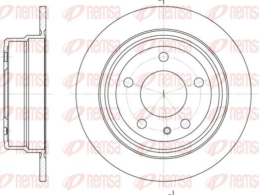 Remsa 6308.00 - Disque de frein cwaw.fr