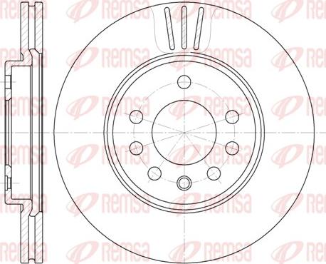 Remsa 6319.10 - Disque de frein cwaw.fr