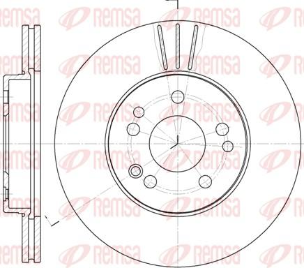 Remsa 6314.10 - Disque de frein cwaw.fr