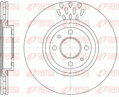 Remsa 6315.10 - Disque de frein cwaw.fr