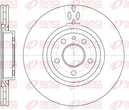 Remsa 6315.11 - Disque de frein cwaw.fr