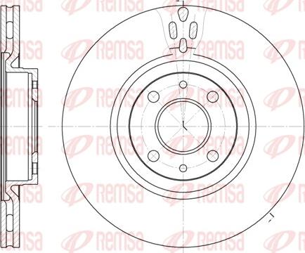 Remsa 6316.11 - Disque de frein cwaw.fr