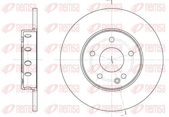 Remsa 6310.00 - Disque de frein cwaw.fr