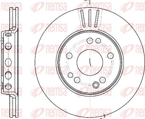 Remsa 6318.10 - Disque de frein cwaw.fr