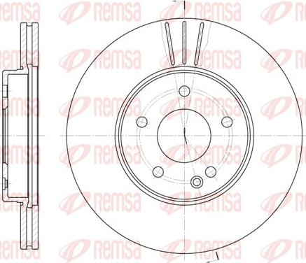 Remsa 6313.10 - Disque de frein cwaw.fr