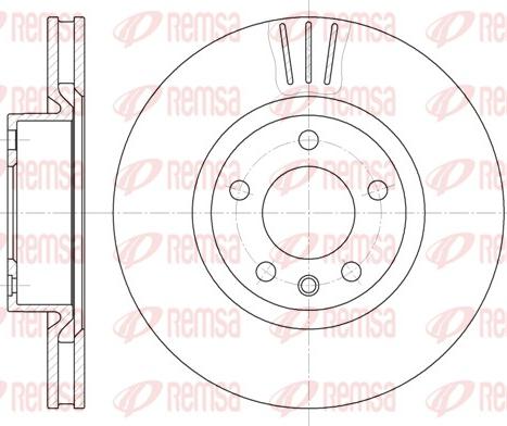 Remsa 6339.10 - Disque de frein cwaw.fr