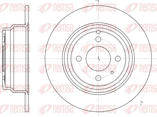 Remsa 6335.00 - Disque de frein cwaw.fr