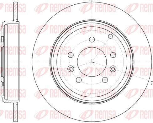 Remsa 6330.00 - Disque de frein cwaw.fr