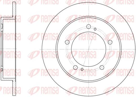 Remsa 6331.00 - Disque de frein cwaw.fr